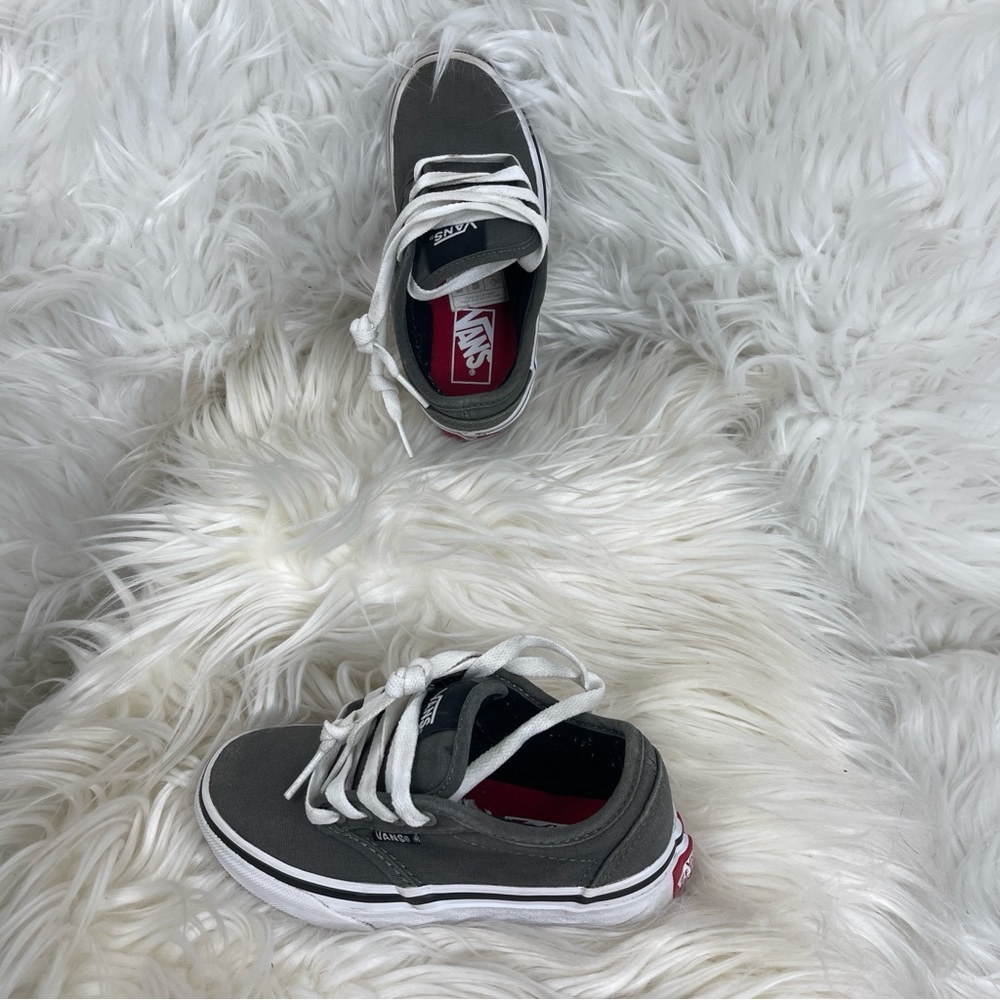 Vans Shoes Gray Lace Up - Youth Size 11